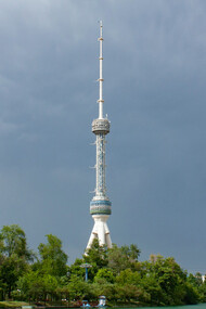 The majestic Tashkent Tower in Tashkent, Uzbekistan