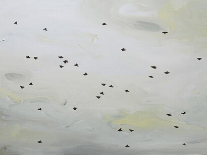 Rudy Cremonini. 2 seconds, 2014. Oil on canvas, 39 x 29 inch