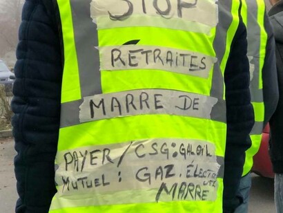 La protesta de los chalecos amarillos en Francia