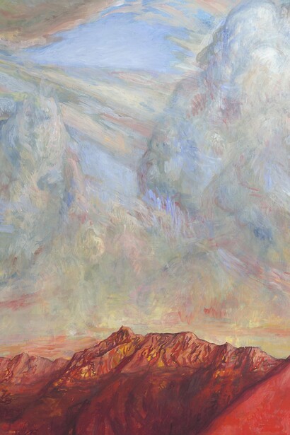 Nicolas de Crécy, Aiguilles rouges (détail), 2023. Courtoisie de Huberty & Breyne