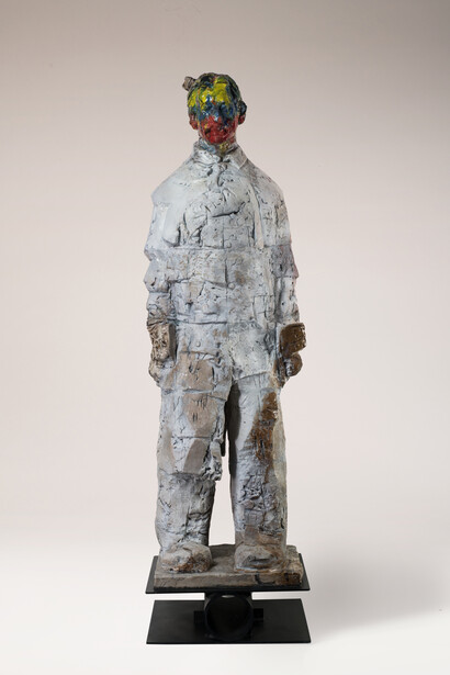 Wanxin Zhang, Warrior with color face, 2009. Courtesy of SAAM