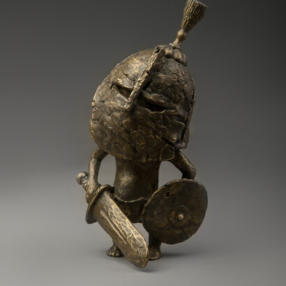 Alfiz Sabirov, Little Warrior, 2023. Courtesy of Andakulova Gallery