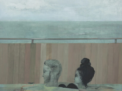 Aubrey Levinthal, Sea wall II, 2024. Courtesy of Ingleby Gallery