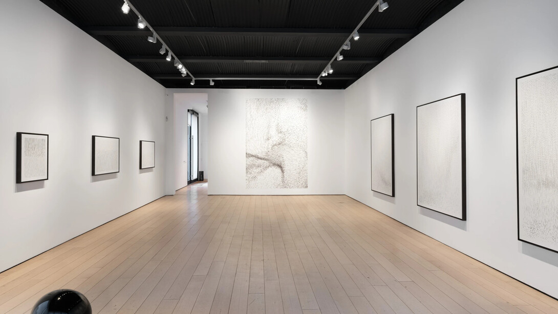 Pablo Dávila, Why did you take my watch, exhibition view. Courtesy of Kasmin Gallery