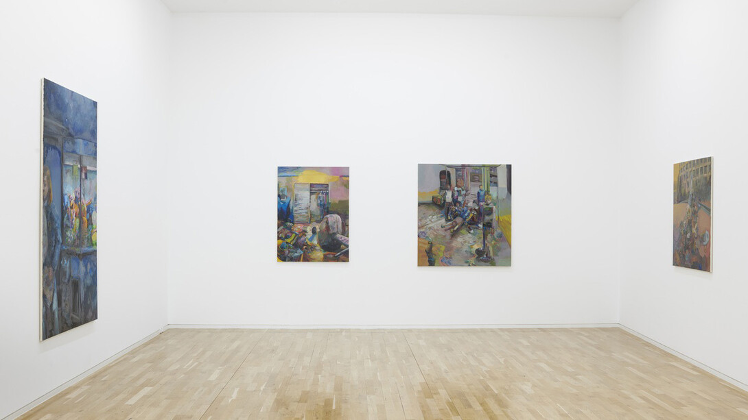 Aelita Le Quément, Blutorange, ausstellungsansicht. Mit freundlicher genehmigung der Galerie Jahn und Jahn