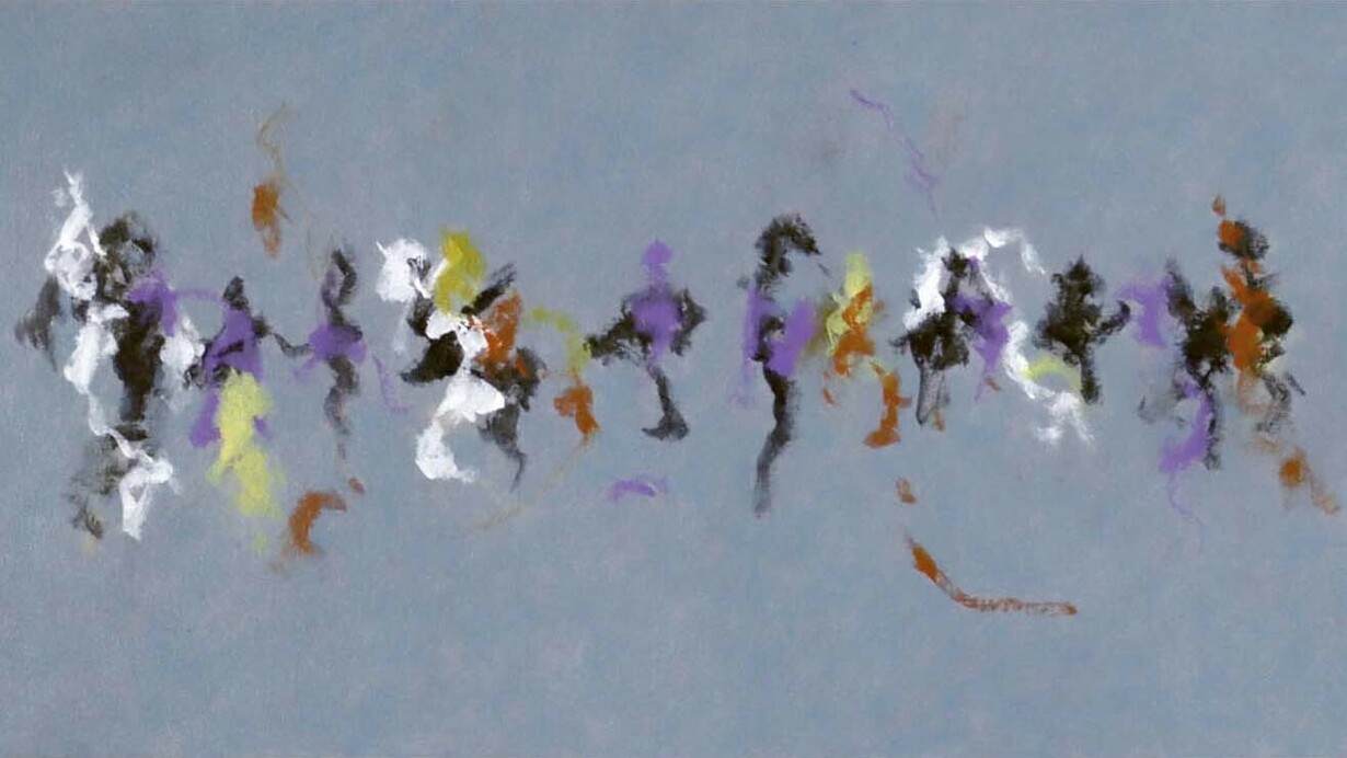 Fredrick Nelson, Wild flowers: parade, 2024. Courtesy of Atrium Gallery