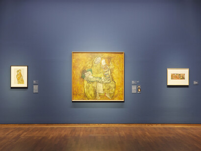 Changing times. Egon Schiele's last years 1914–1918, exhibition view. Courtesy of Leopold Museum