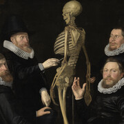 Nicolaes Eliasz Pickenoy or Werner van den Valckert (attributed), The osteology lesson of Dr Sebastiaen Egbertsz, 1619. Courtesy of Städel Museum