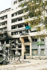 Destruction in Gaza, Palestine
