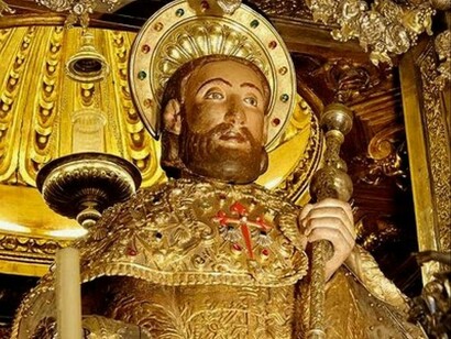 El Apostol en la Catedral de Santiago de Compostela