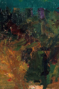 Ennio Morlotti, Landscape, 1955, oil on canvas, cm  61 x 77, detail