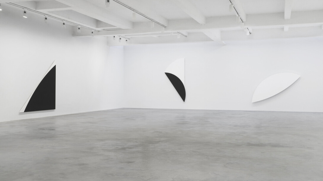 Ellsworth Kelly, Black and white, exhibition view. Courtesy of Matthew Marks Gallery