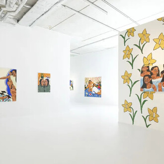Shirley Villavicencio Pizango, A tear for power, exhibition view. Courtesy of Gallery Sofie Van de Velde