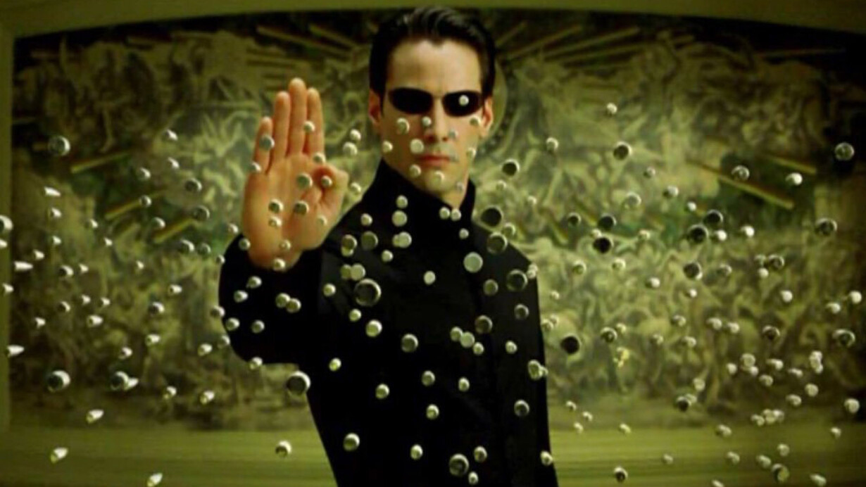 Ciencia ficción. Keanu Reeves en "Matrix"