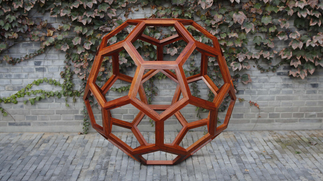 Ai Weiwei, Divina Proportione, 2010, wood, 51x51x51 inches. Edition of 40 + 1 AP. Courtesy the artist and Haines Gallery, San Francisco