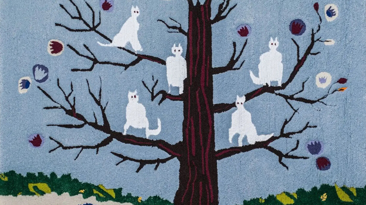 The interior, artwork in exhibition (detail). Courtesy of Sullivan+Strumpf