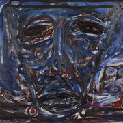 Thornton Dial, The Reservoir (detail), 1990, Oil on Canvas