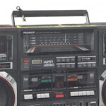 Boombox carried by Radio Raheem in the film Do the Right Thing