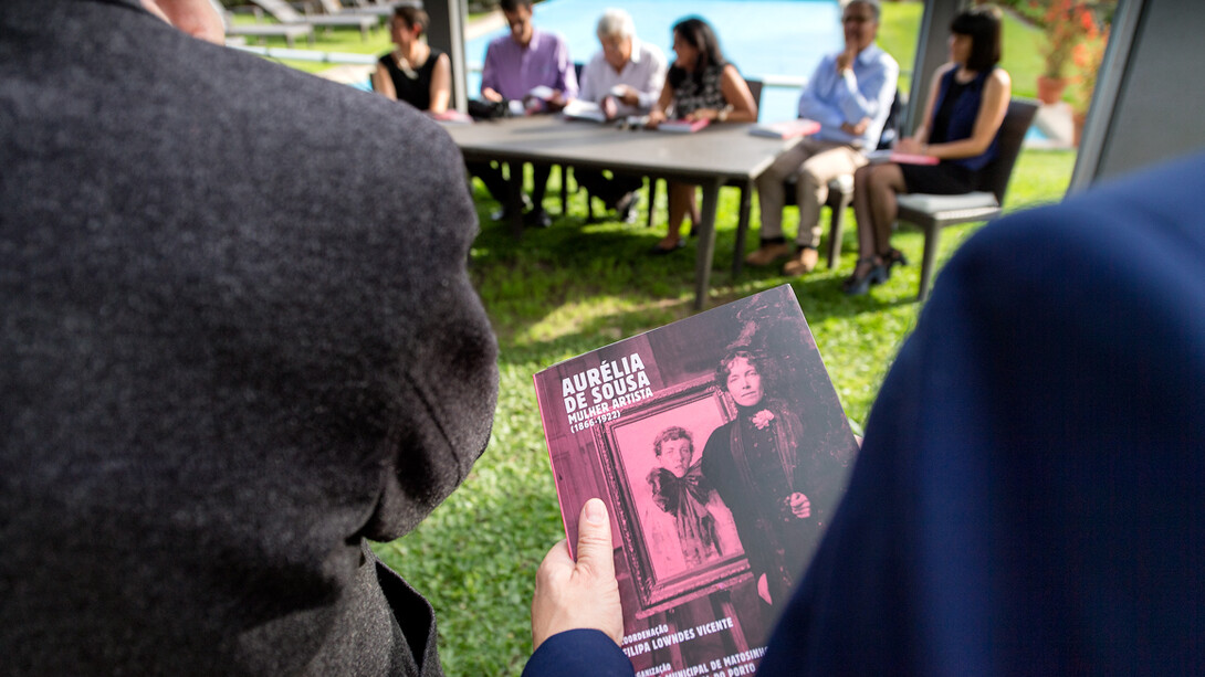 Lançamento do Livro-catálogo “Aurélia de Sousa, mulher-artista (1866 – 1922), na Quinta da China, Porto. Fotografia de Miguel Nogueira 
