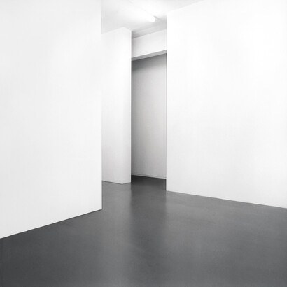 Candida Höfer, Julia Stoschek Collection Düsseldorf IV 2008, C-print, paper: 33 1/2 x 33 1/4 inches (85 x 84.5 cm), framed: 34 5/8 x 34 7/16 inches (88 x 87.5 cm), edition of 6 with 3 APs. © Candida Höfer, Köln / VG Bild-Kunst, Bonn. Courtesy: Sean Kelly, New York