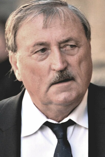 Antonín Panenka en el castillo de Praga, República Checa, octubre de 2019