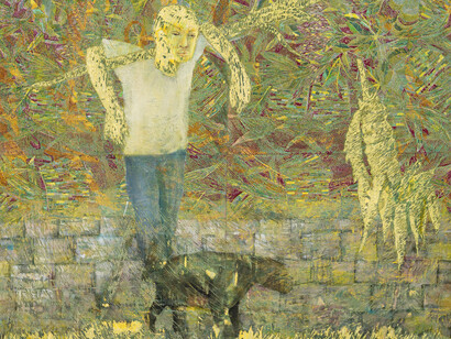 Kathia St. Hilaire, Spiral execution (detail), 2025. Courtesy of Perrotin