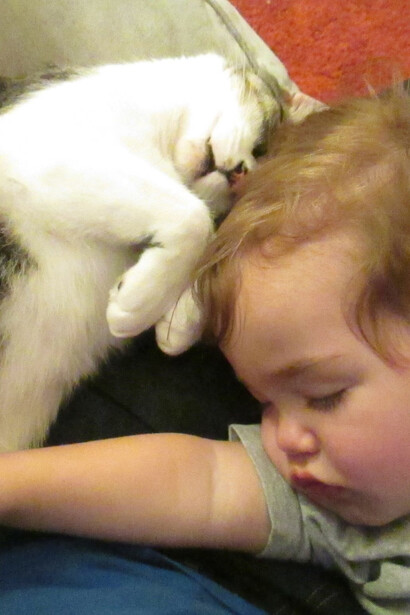 Post-Breastfeeding Snuggles