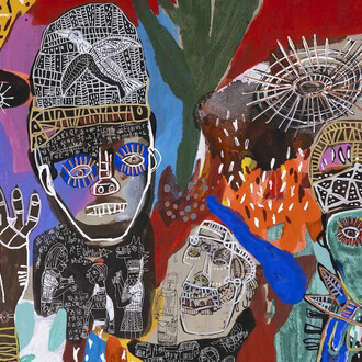 Hako Hankson, Présences immémoriales (détail). Avec l'aimable autorisation de L'Atelier 21
