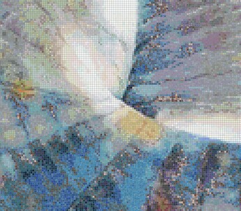 Simone Ferrero, Cosmic Rift, 206x120, 2 cm, 2023