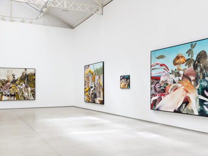 Adrian Gheniet, Exhibition view. Courtesy of Galerie Thaddaeus Ropac. Photos: Charles Duprat
© Adrian Ghenie 

