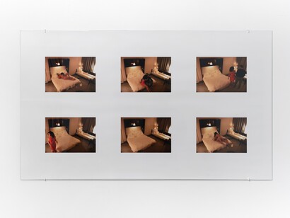 Andrea Fraser, exhibition view. Courtesy of Galerie Nagel Draxler