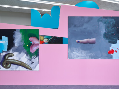 Ashley Hans Scheirl, In and out of painting, ausstellungsansicht. Mit freundlicher genehmigung von Belvedere 21