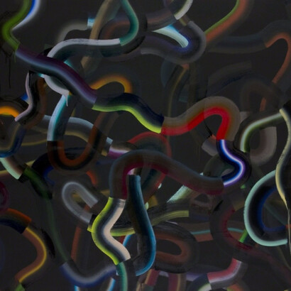 Jeff Perrott, RW212 (Blind Love), 2017. Courtesy of Morgan Lehman Gallery