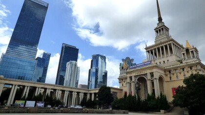 Le Centre des expositions de Shanghai, photo Fabien Bellat