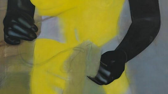 Robert Overby, Black Hands, 1977, Olio su tela, 121.9 x 154.9 x 1.27 cm, Bill Block, Los Angeles , Foto: Annik Wetter