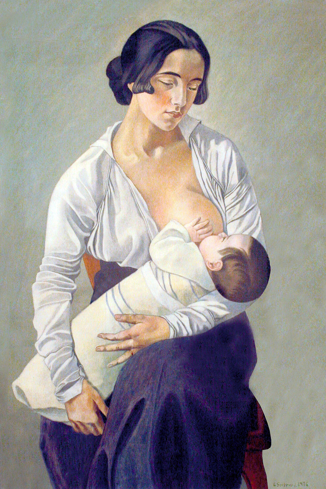 Gino Severini, Maternità, 1916, Museo dell'Accademia Etrusca, Cortona
