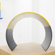 Robin Footitt, Gum Strip (c), flexed 2-colour anodised aluminium, 2014