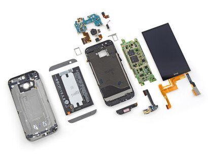 Inside a smartphone