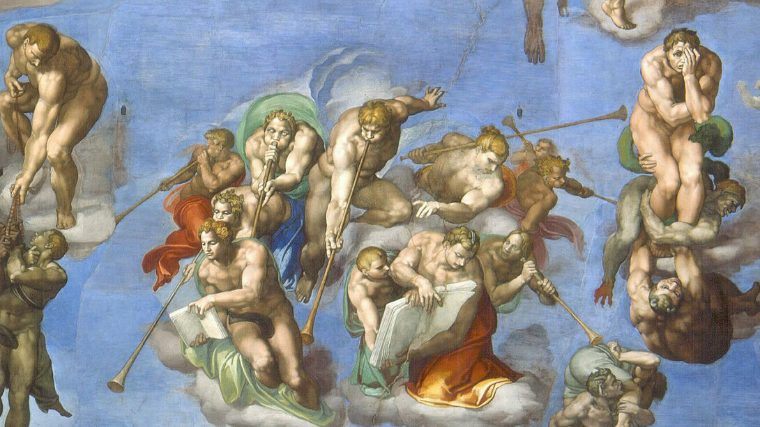 Michelangelo Buonarroti, Giudizio Universale, dettaglio