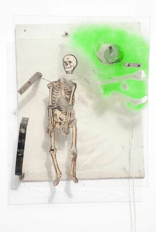 Jean Tinguely, Dance Macabre, 1969, mixed media, 80 x 62 x 20 cm, Alexander Iolas Donation, Macedonian Museum of Contemporary Art