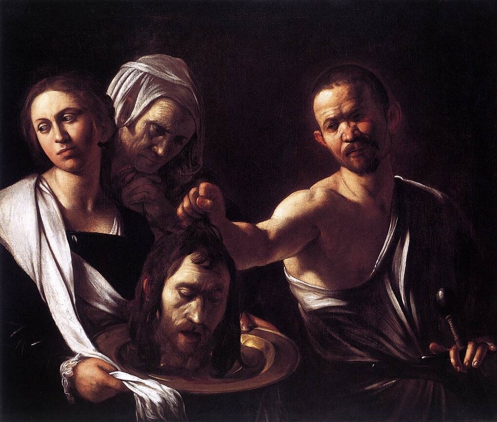 Caravaggio. Salomè con la testa del Battista