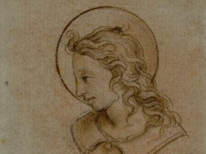 Filippino Lippi, Testa di angelo nimbato di profilo, Instituto Central de la gráfica