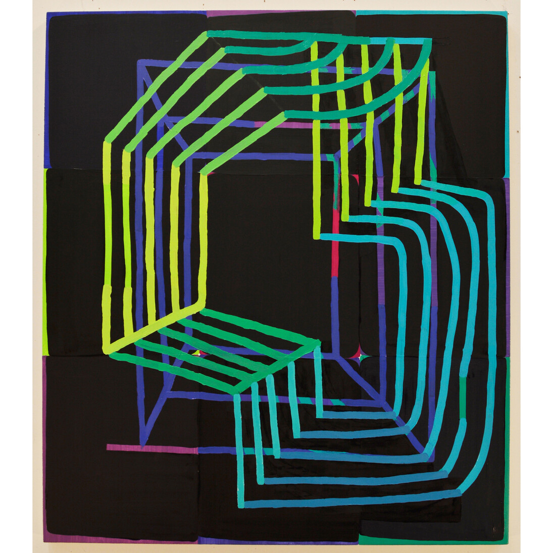 Jason Karolak, Untitled (P-1510), oil on canvas. Courtesy of Robischon Gallery