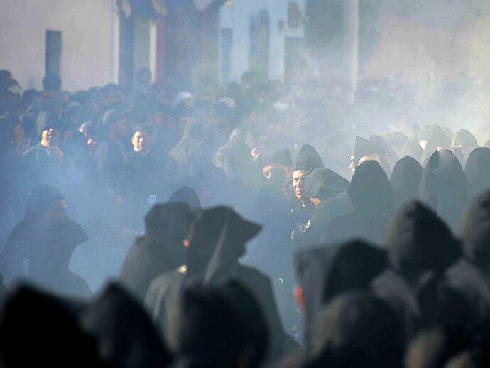 Ines Miguens, Holy Friday Guatemala, Digital Print on Canvas, 20" x 29.5"