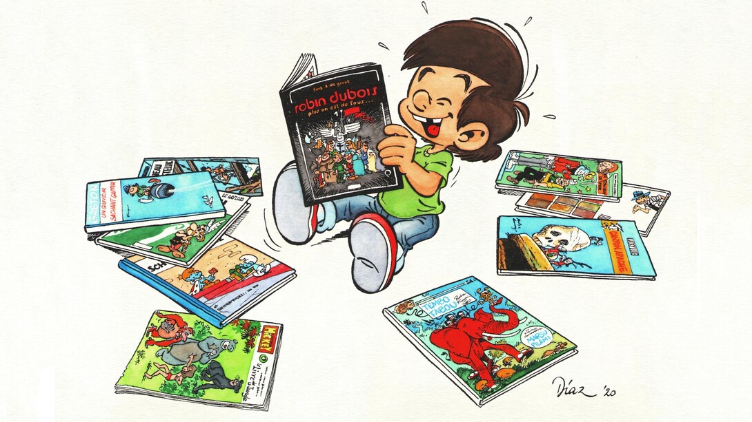 Miguel Díaz Vizoso, Childhood readings, 2020. Courtesy of MILL, Musée Ianchelevici La Louvière