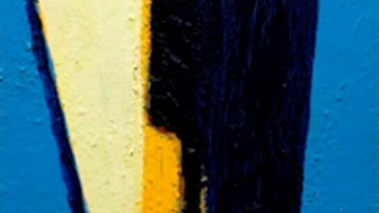 G.Cerri, Composizione per una Croce, 1994, olio su tavola, cm 40x30 (dettaglio)
