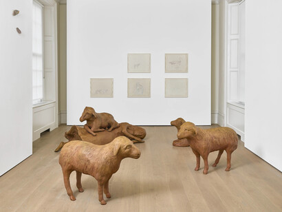 Kiki Smith, exhibition view. Courtesy of Timothy Taylor Gallery