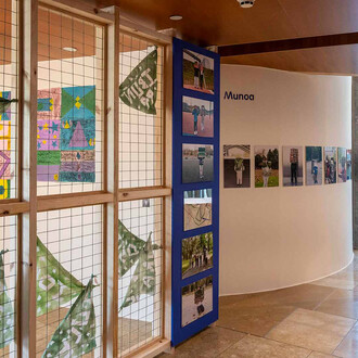 Apprendre à travers l’art, vue de l'exposition. Avec l'aimable autorisation du Guggenheim Museum Bilbao