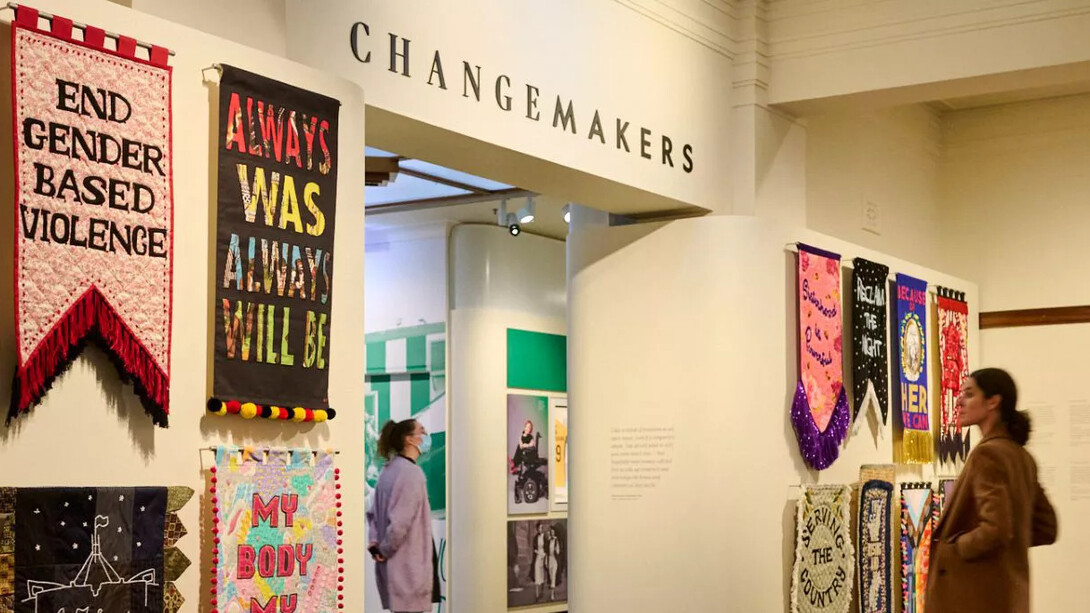 Changemakers: crafting a difference, exhibition view. Courtesy of the Museum of Australian Democracy