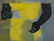Robert Overby, Black Hands, 1977, Olio su tela, 121.9 x 154.9 x 1.27 cm, Bill Block, Los Angeles , Foto: Annik Wetter